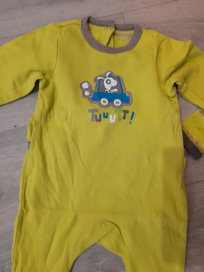 Lot de 2 pyjama coton 9 mois - photo numéro 2