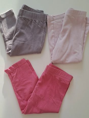 Lot de 3 leggings fille 18 mois