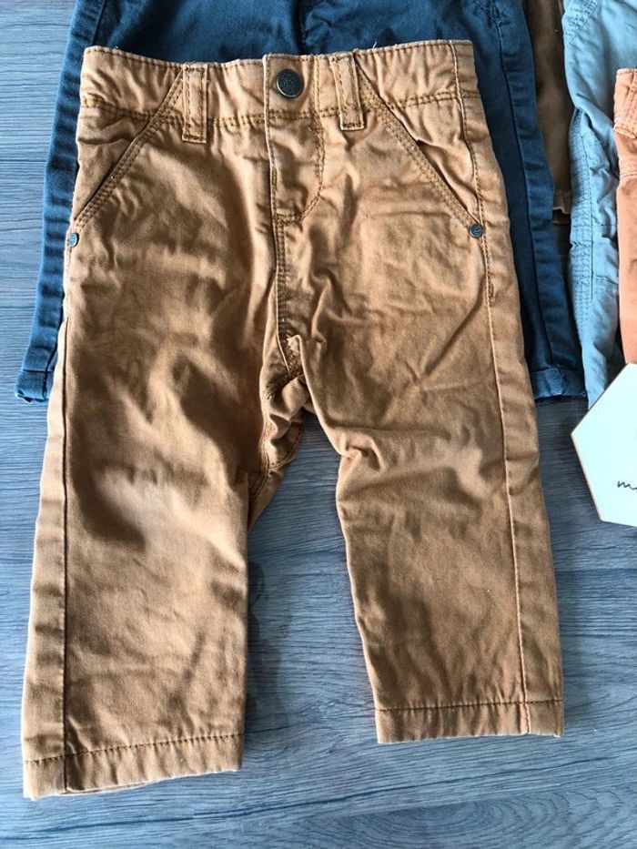 Lot de 7 pantalons taille 6 mois - photo numéro 4