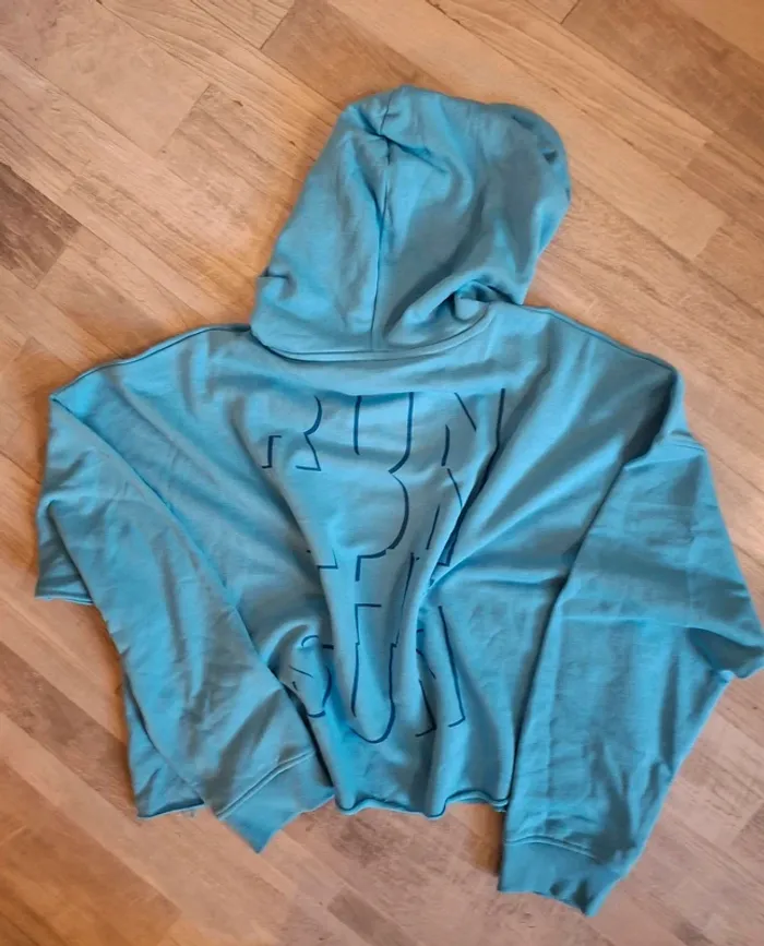 Sweat à capuche façon croc top - photo numéro 4