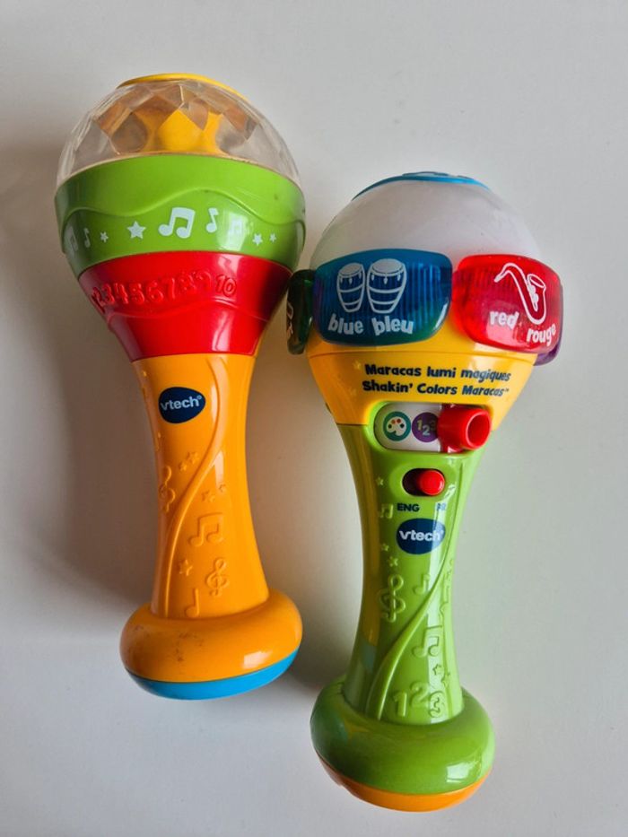 Maracas Vtech bilingue français-anglais