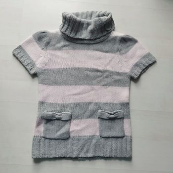 Pull à col roulé sans manche