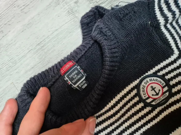 Pull terre de marins en maille - photo numéro 2