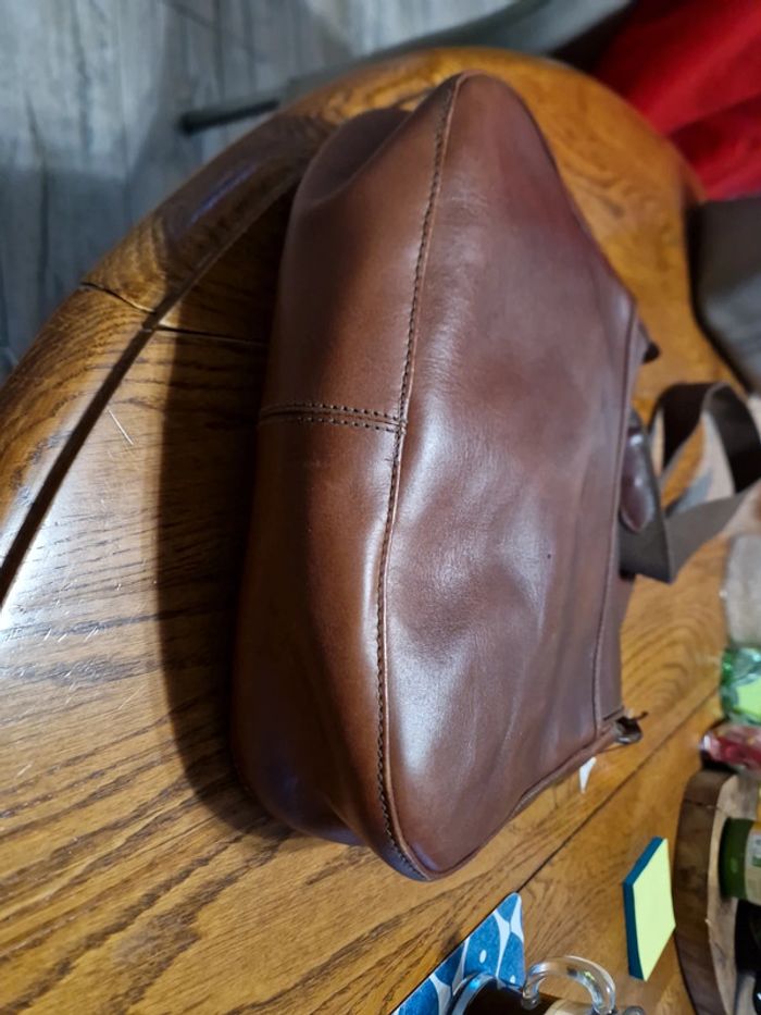Sac bandoulière cuir Carlton Just Campagne neuf - photo numéro 6