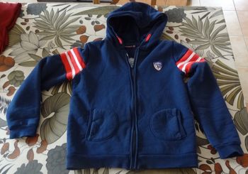Gilet à capuche doublé Sergent major 8 ans