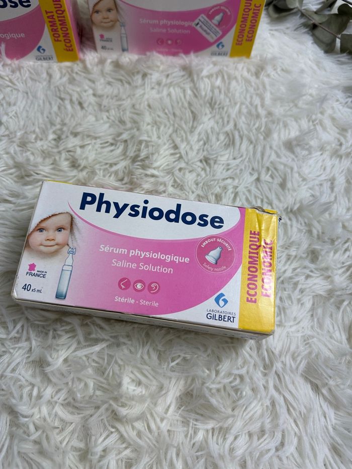 Lot de 3 boîtes de sérum physiologique physiodose - photo numéro 3