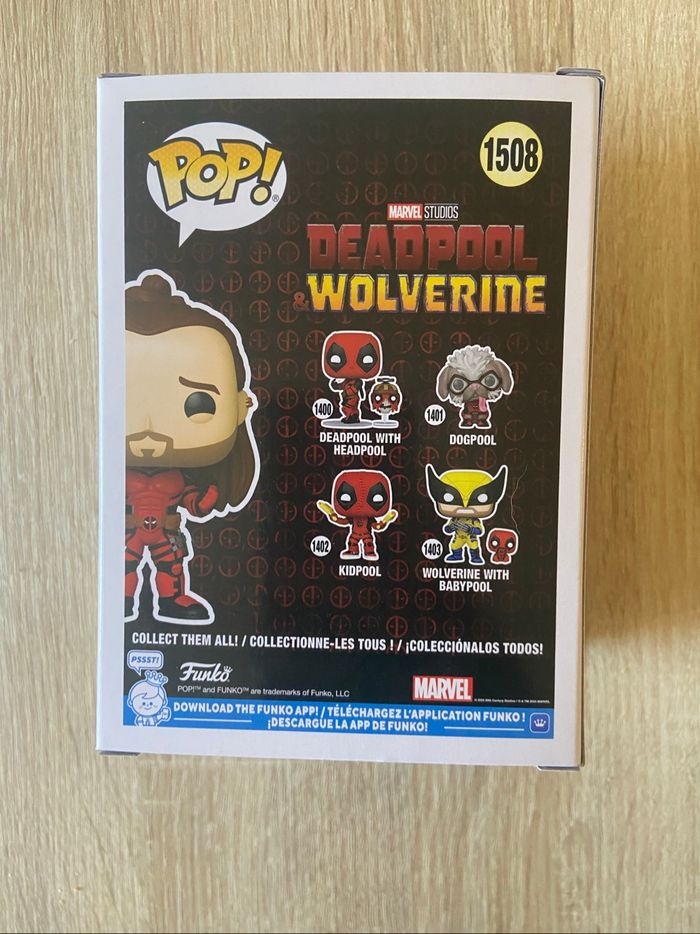 Funko pop Marvel nicepool 1508 édition limited suprême LE 9500 - photo numéro 3