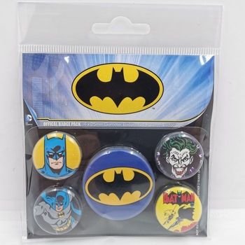 BATMAN : Pack de 5 badges Comics