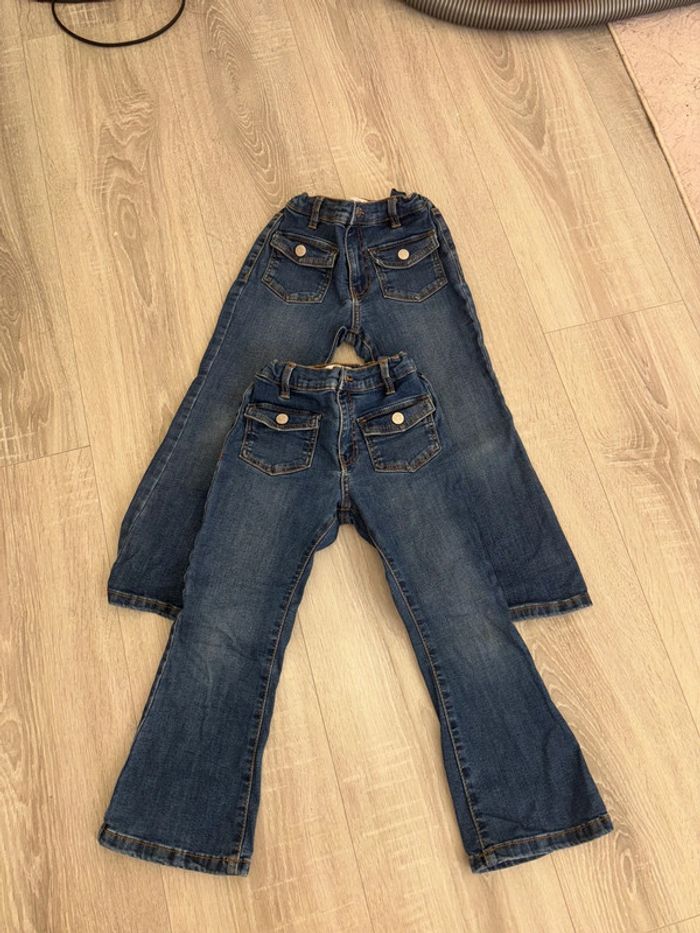 Lots de 2 jeans zara taille 5 ans fille