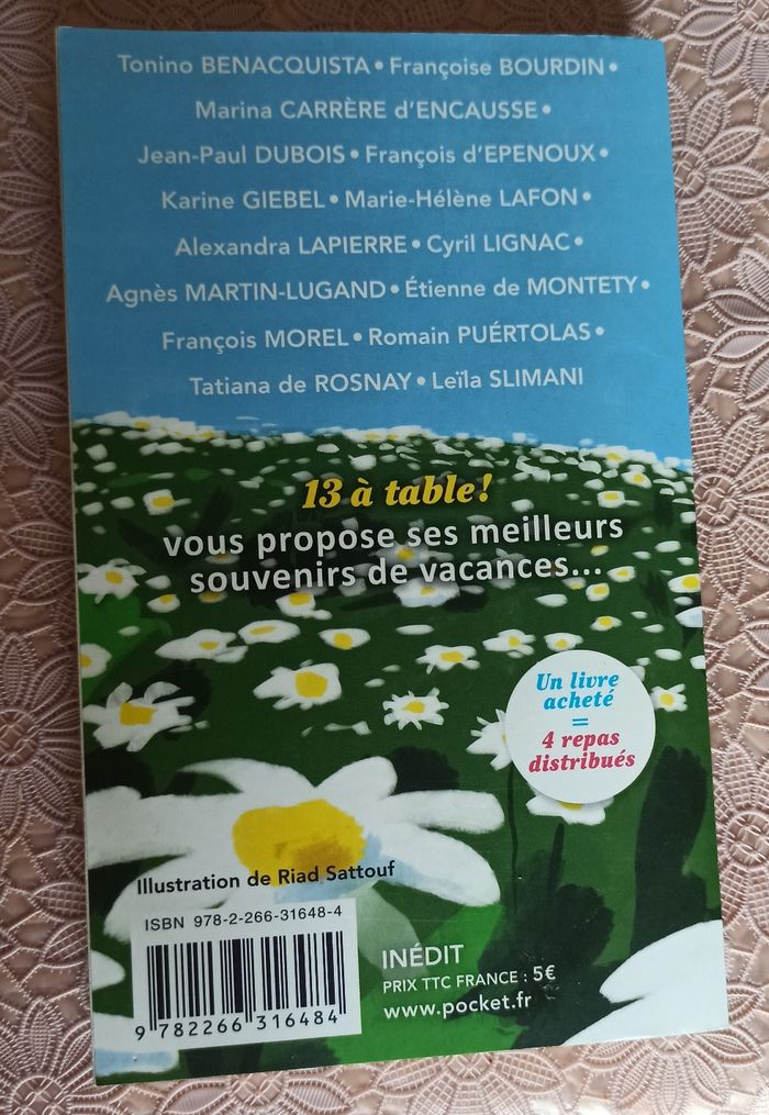 🌼 Livre 13 à table les meilleurs souvenirs de vacances 🌼 - photo numéro 2