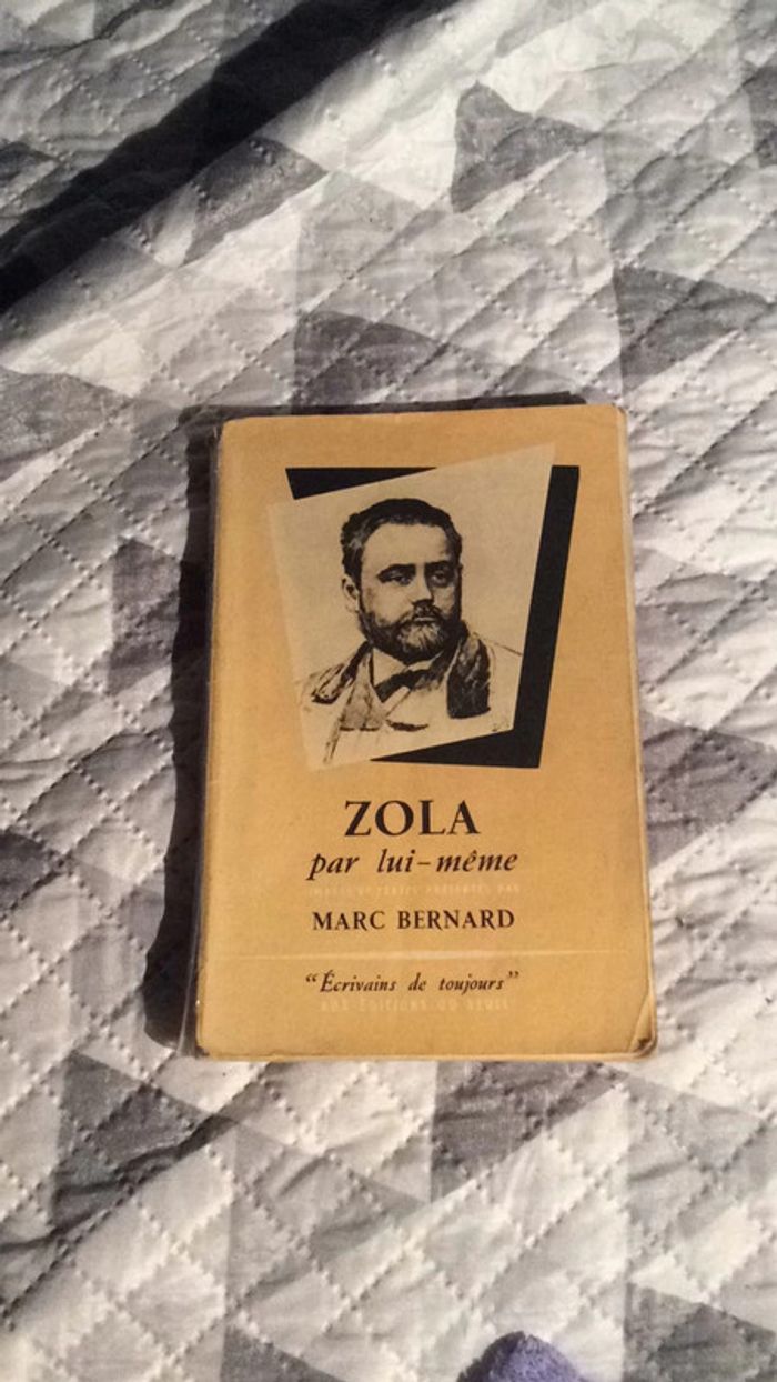 #zola par lui-même Marc Bernard