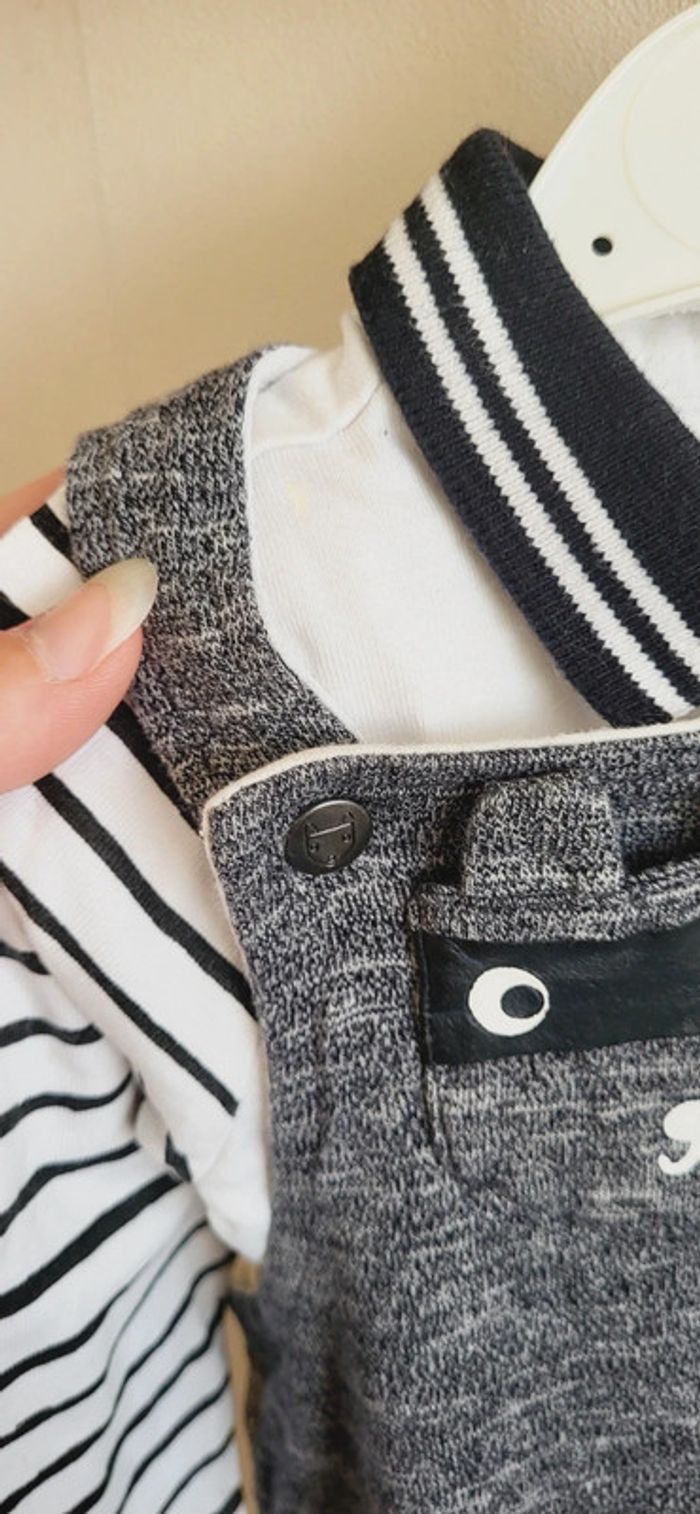 Ensemble salopette polo 6 mois orchestra - photo numéro 4