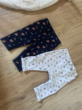Lot de 2 pantalons 9 mois
