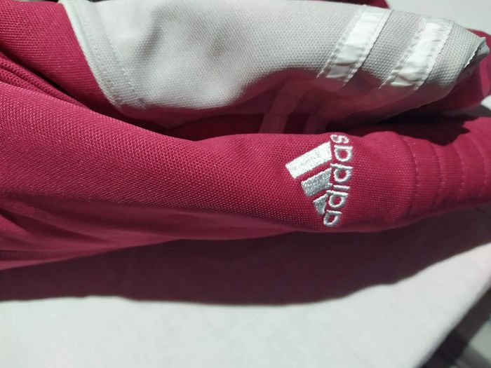 Veste jogging Adidas Blanc et fushia - photo numéro 3