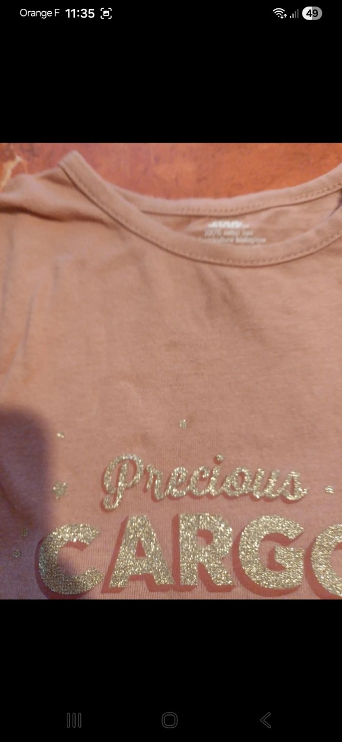 T.shirt fille taille 24 mois - photo numéro 3