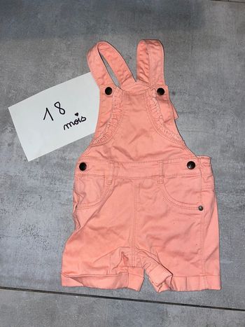 Salopette short 18 mois
