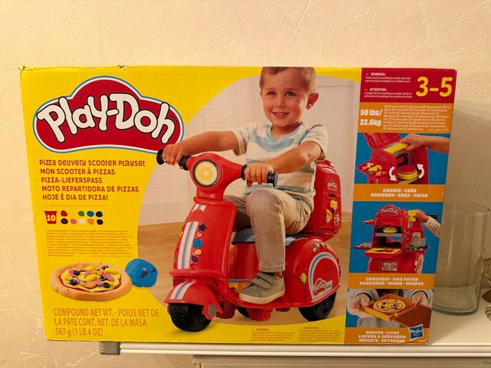 Play Doh mon scooter à pizza - photo numéro 2