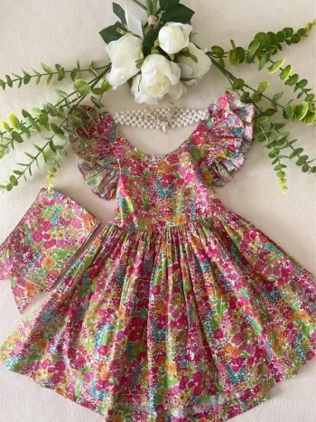 👗 Robe Jacadi – Collection Cérémonie – Liberty Ciara – Taille 3 ans