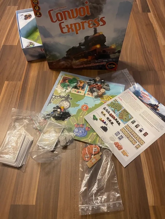 Jeu de société convoi Express de Iello en très bon état et complet - photo numéro 2