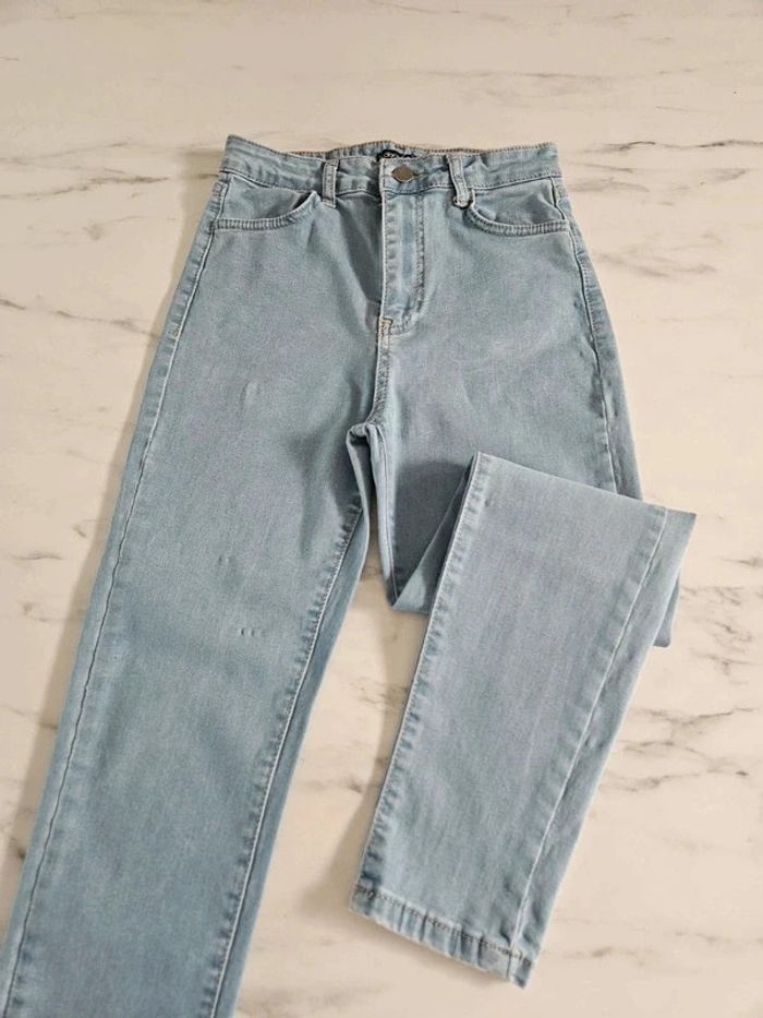 Boohoo jeans slim taille haute 33