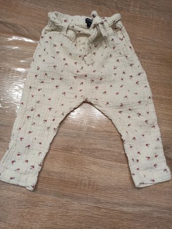 Pantalon gaze de coton
