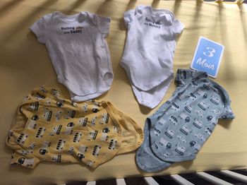 Lot bodies manches courtes 