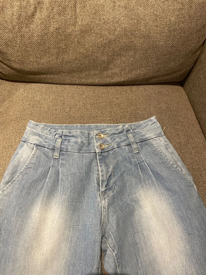 Jeans façon pantalon à pince - photo numéro 3