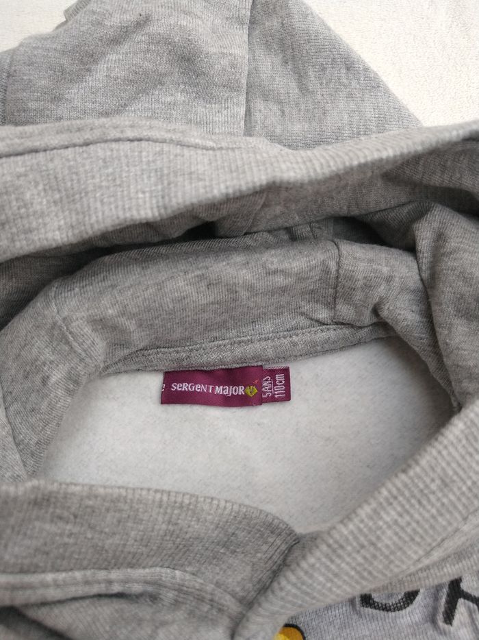 Sweat à capuche garçon Sergent Major 5 ans - photo numéro 6