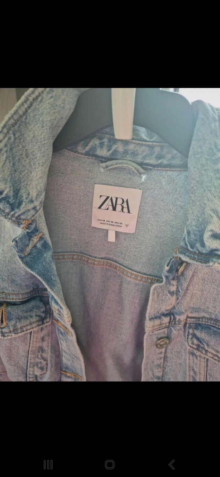 Veste en jeans zara - photo numéro 3