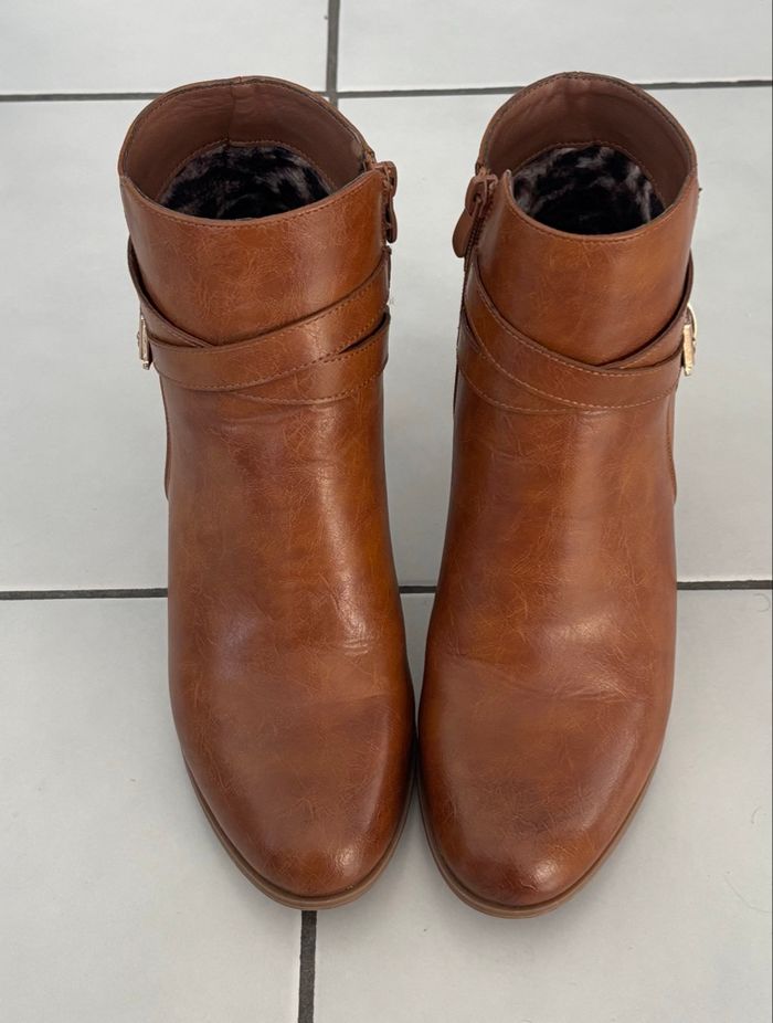 Botte à talon camel - photo numéro 4