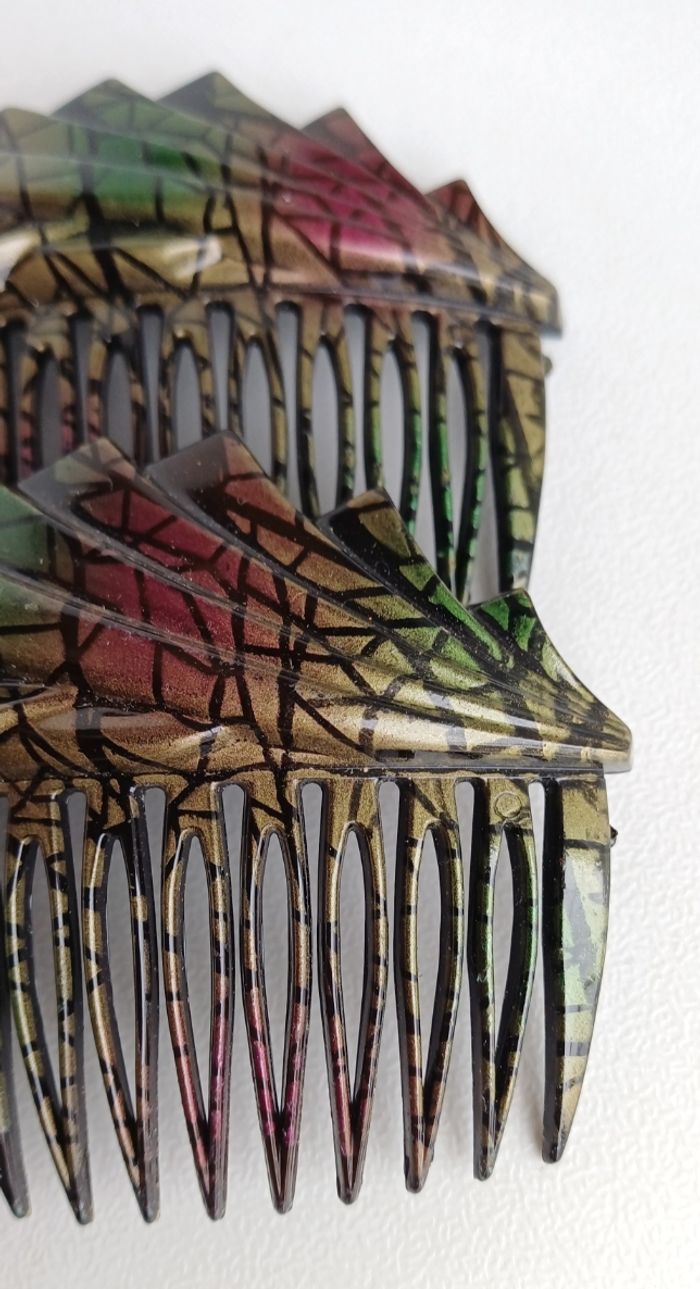 Peignes , accessoire cheveux vintage - photo numéro 4