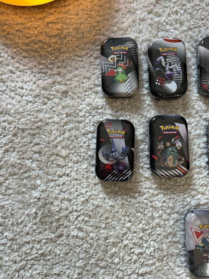 Mini Tins EV10.5 - Foudre Noire et Flamme Blanche (lot de 9) - photo numéro 3