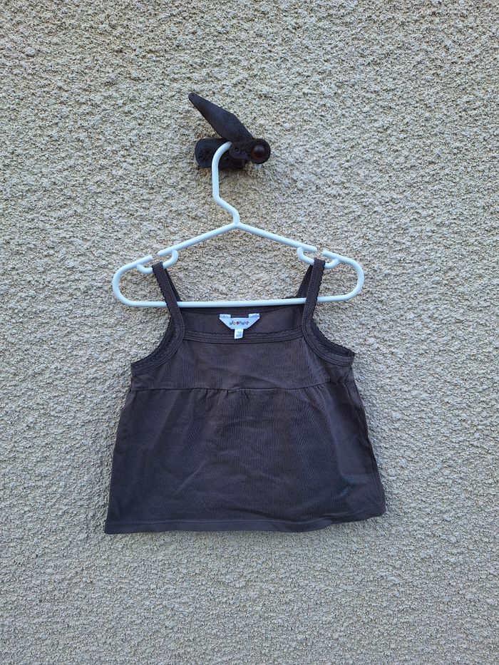 👚 Petit haut à fines bretelles  /  Caraco Kid Kanai 24 mois