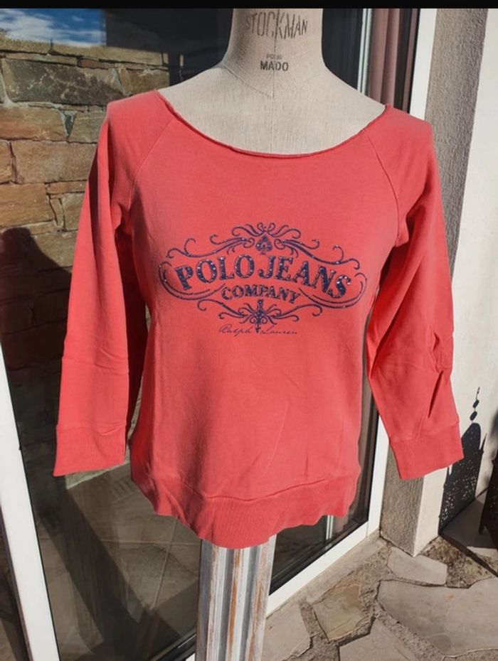 Sweat-shirt polo Ralph Laurent taille L