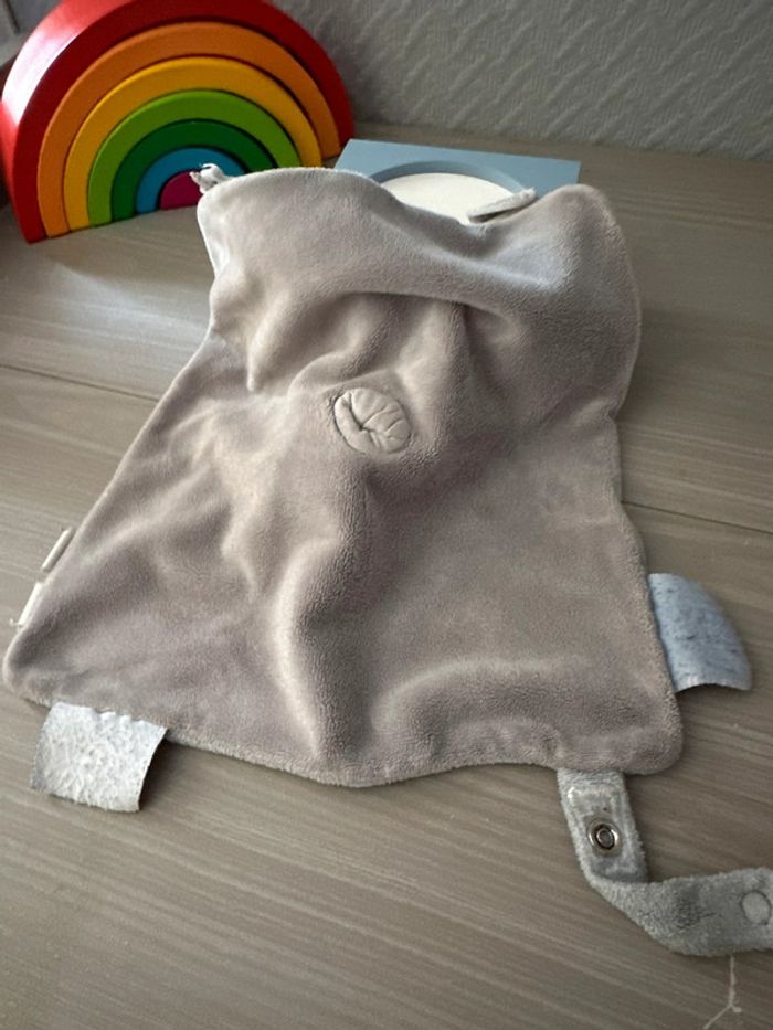 Doudou âne bleu gris étoiles Noukie's - photo numéro 4