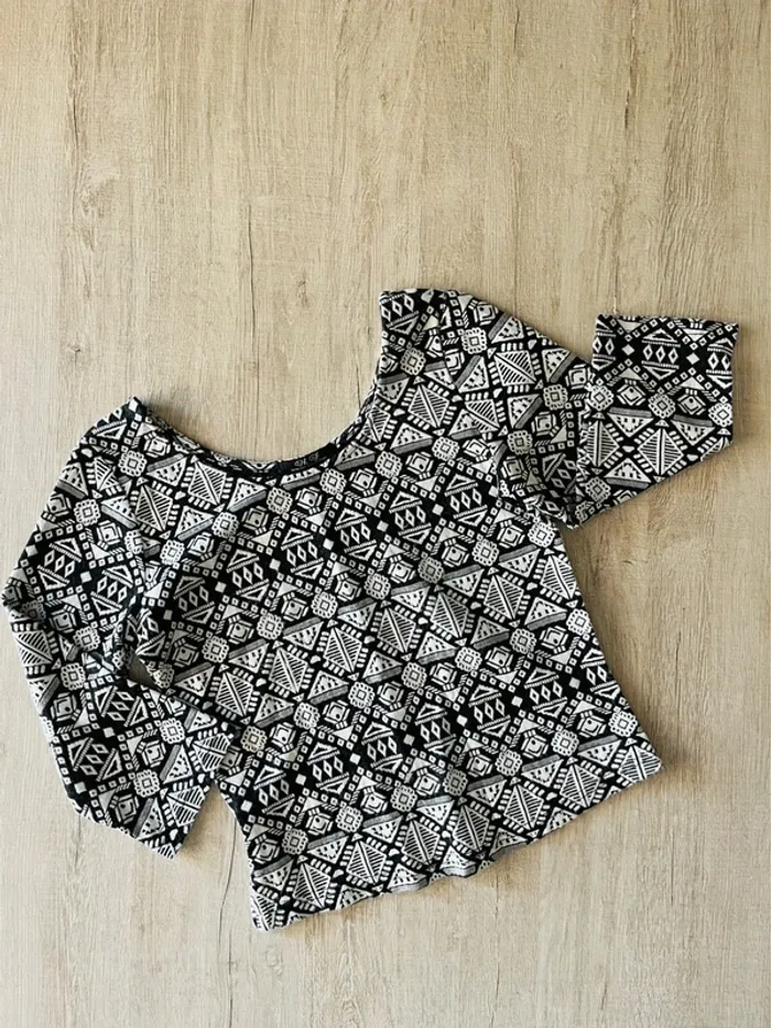 Haut court manches 3/4 femme ou ado woman collection
