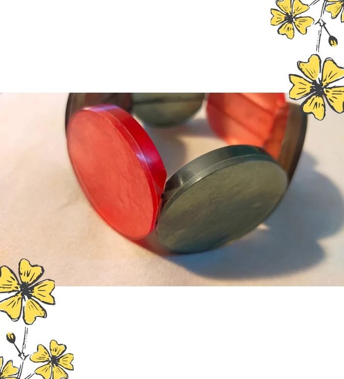 Bracelet nacre multicolore - Élastique - Collection Terres d’Ailleurs - photo numéro 6