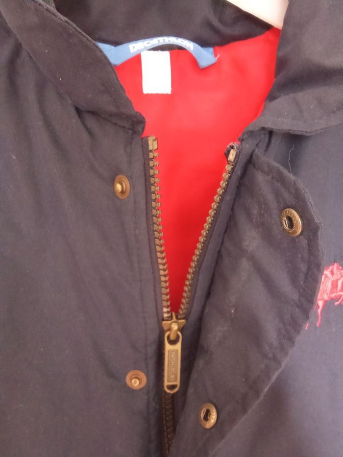 Veste sans manche équitation marine, rouge Decathlon 6 ans, sport, mixte, cheval - photo numéro 6