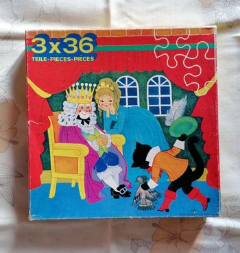 3 petits puzzles contes de Grimm