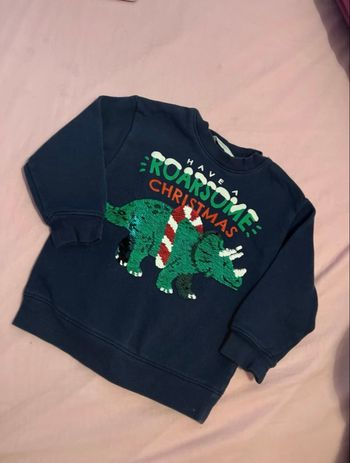 Pull de Noël h&M dinosaure