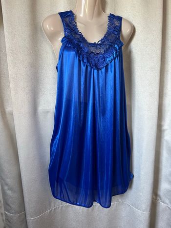 Nuisette bleue dentelle Happy XL