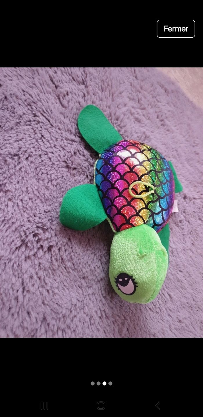 Peluche tortue - photo numéro 2