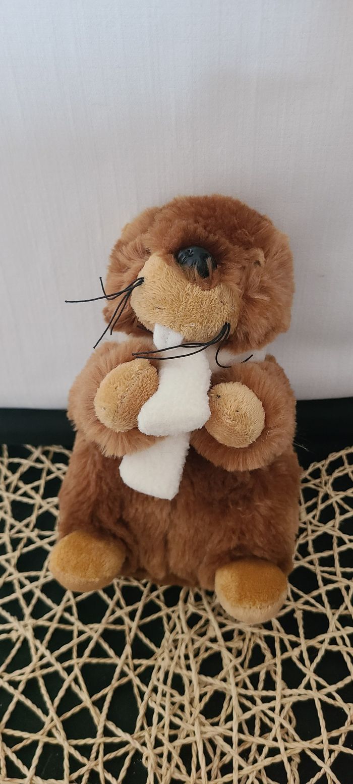 Marmotte peluche Sandy - photo numéro 3