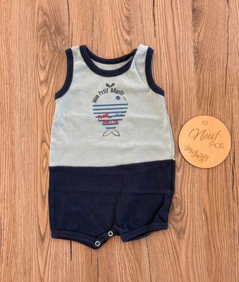 Combinaison short bébé garçon 9mois