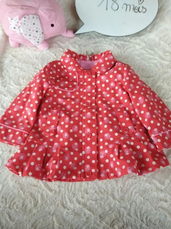 Manteau blouson imperméable avec capuche Fille 18 mois Orchestra - photo numéro 17