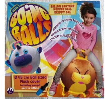 Ballon sauteur velours vache neuf