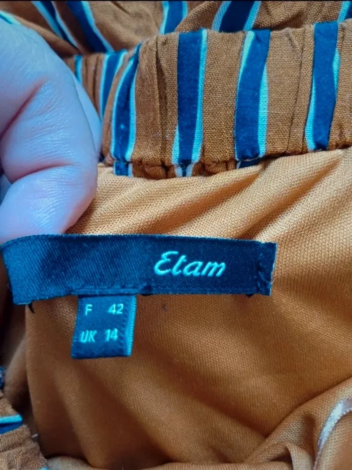 Robe épaules dénudées taille 42 Etam - photo numéro 2