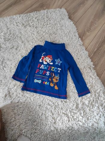 T shirt col roulé Pat patrouille