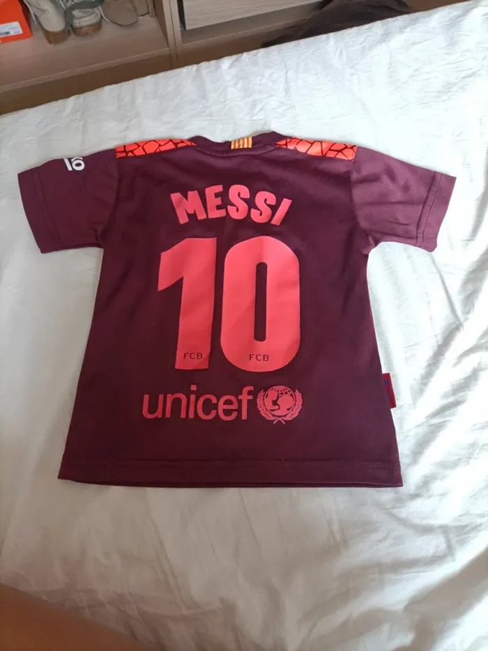 Maillot de foot FCB Messi 2 ans - photo numéro 5