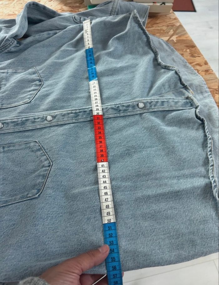 Chemise en jeans bleu H&M taille M - photo numéro 8